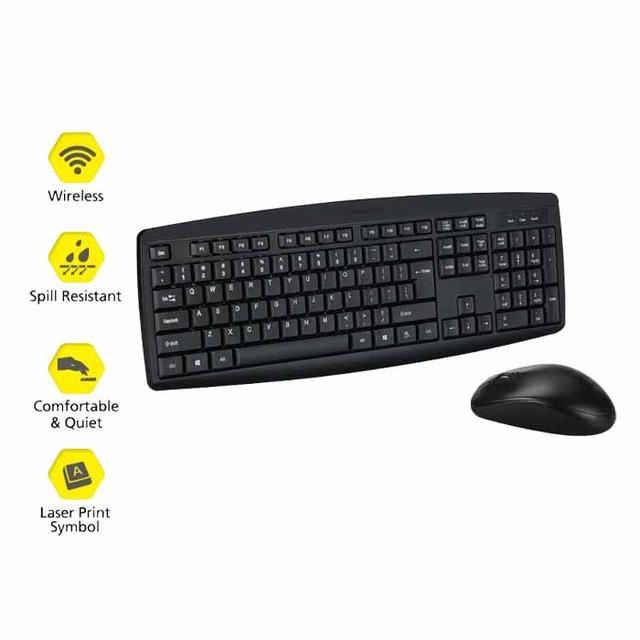 KEYBOARD + MOUSE WIRELESS COMBO KM-203W MICROPACK