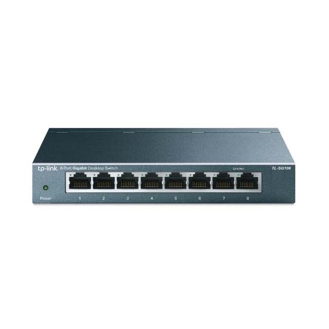 TP-LINK SWITCH HUB 8 PORT 10/100/1000 (TL-SG108)