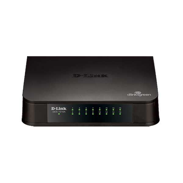 D-LINK SWITCH HUB 16 PORT 10/100 (DES-1016A)