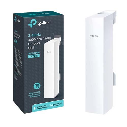 TP-LINK OUTDOOR CPE 2.4GHZ 300MBPS 12DBI (CPE220)