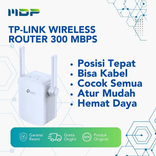 TP-LINK WIRELESS ROUTER 300 MBPS (TL-WA855RE)