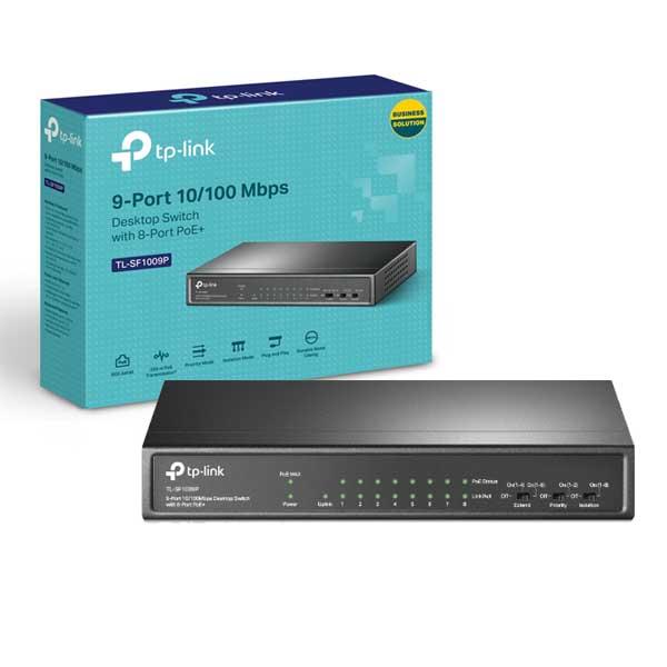 TP-LINK TL-SF1009P 9-PORT 10/100MBPSDS8-PORTPOE+