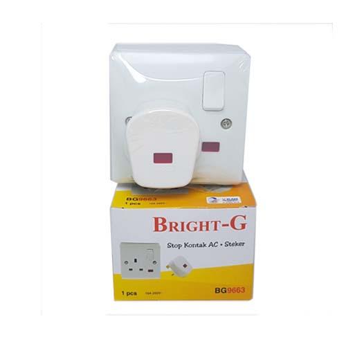 STOP KONTAK AC + STEKER BRIGHT-G