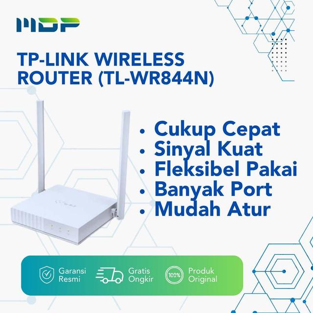 TP-LINK WIRELESS ROUTER (TL-WR844N)