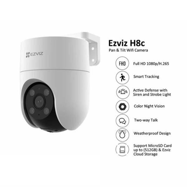 KAMERA CCTV WIFI EZVIZ H8C 2MP 