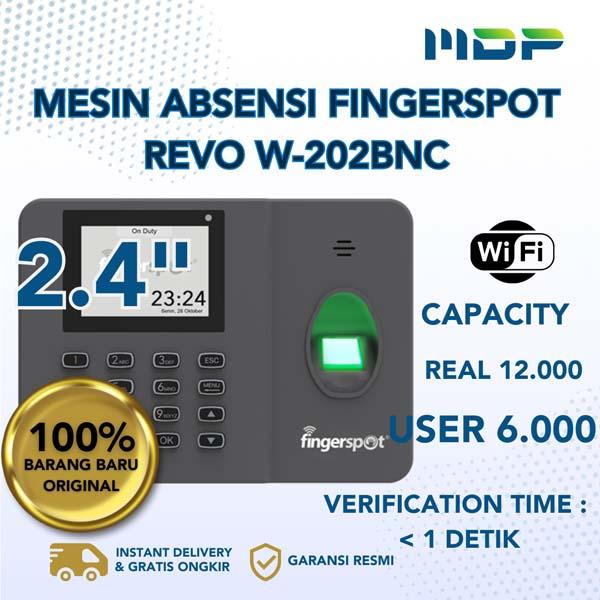 MESIN ABSENSI FINGERPRINT FINGERSPOT REVO  W-202BNC