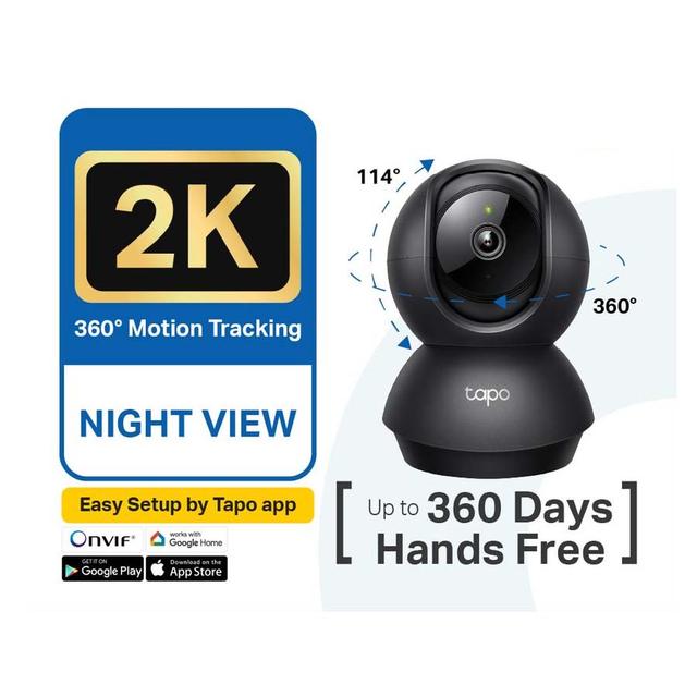 TP-LINK PAN TILT HOME SECURITY WIFI CAMERA TAPO C211