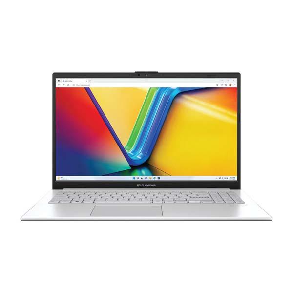 NOTEBOOK ASUS E1504FA-OLED351 (COOL SILVER) : AMD RYZEN R3-7320U,8GB DDR4,512GB SSD, 15.6"FHD OLED,WIN 11 HOME+OHS 2021