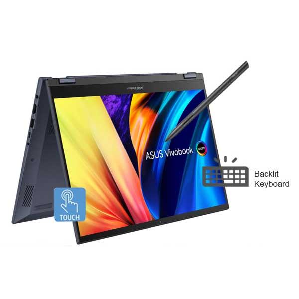 NOTEBOOK ASUS TP3402VA-OLEDS751 (QUIET BLUE) : INTEL CORE I7-13700H,UMA,16GB,512GB SSD,14" OLED,TOUCH SCREEN,STYLUS PEN,WIN 11+OHS