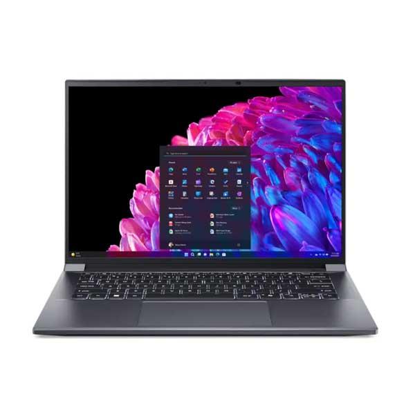 NOTEBOOK ACER SWIFT X 14 (AI PC) SFX14-72G-79PY STEEL GRAY : INTEL CORE ULTRA 7 155H/RTX 4050 6GB/32GB LPDDR5X/1TB SSD 14" 2,8K OLED WQXGA W11 OHS21  (SLEEVCASE)