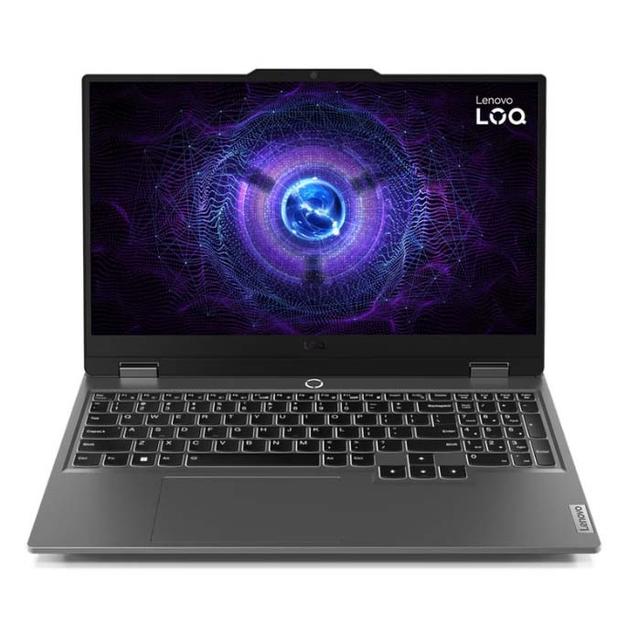 NOTEBOOK LENOVO LOQ-15ARP9 (83JC001YID) LUNA GREY : AMD R7-7435HS,12GB DDR5-4800,512GB SSD M.2 2242 PCIE NVME,NVIDIA GEFORCE RTX 4060 8GB,15.6"FHD IPS 300NITS,WIN 11 HOME+OHS 2021 (BACKPACK-H70101)