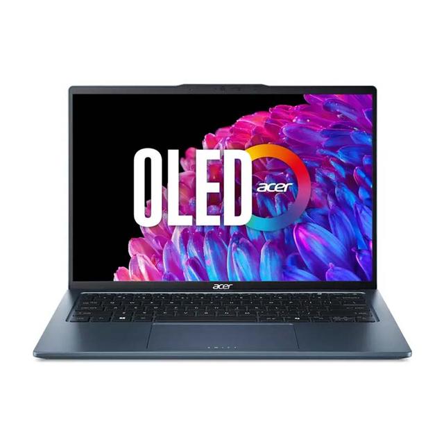 NOTEBOOK ACER SWIFT GO AI SFG14-73-9686 : CU9-185H EVO WITH AI BOST 32GB LPDDR5X DUAL CHANEL,ONBOARD / 1TB SSD INTEL ARC GRAPHIC 14" 2,8K OLED W11 OHS21 (SLEEVCAS)