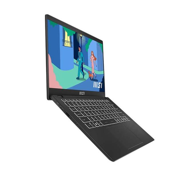NOTEBOOK MSI MODERN 14 C12MO-1237ID (9S7-14J112-1237) CLASSIC BLACK : INTEL CORE I3-1215U,8GB,512GB SSD NVME PCIE,UHD GRAPHICS,14"FHD,WIN 11 HOME+OHS 2021