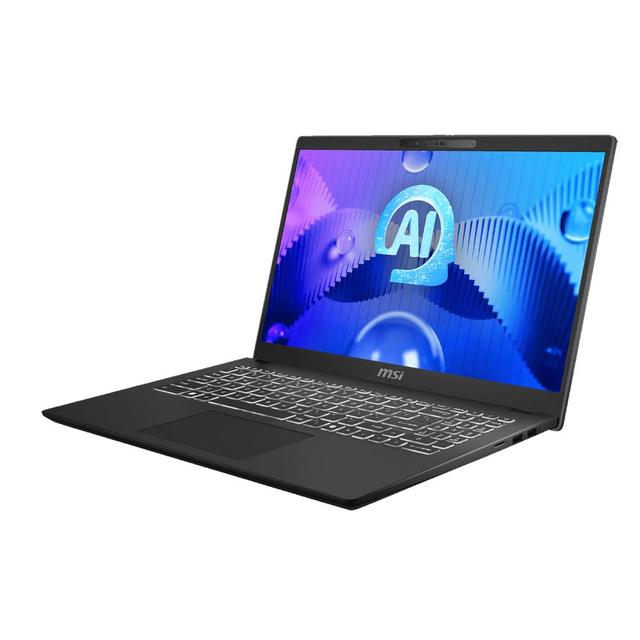 NOTEBOOK MSI MODERN 15 H AI-017ID (9S7-15H551-017) CLASSIC BLACK : INTEL CORE ULTRA 5-125H,2*8GB DDR5,512GB SSD NVME,15.6"FHD,WIN 11 HOME+OHS 2021