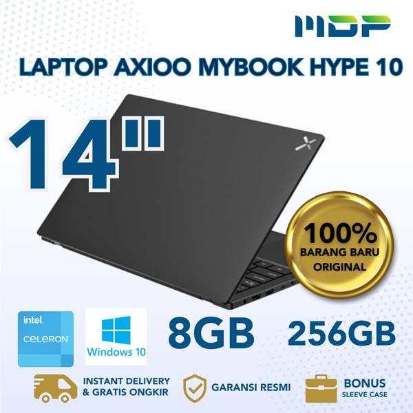 NOTEBOOK AXIOO MYBOOK HYPE 10 (NBAX244C08HNR0) MIDNIGHT BLACK : INTEL CELERON N4020,8GB,256GB SSD,14"FHD,WIN 10 (SLEEVCAS)