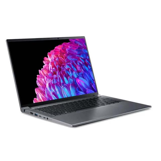 NOTEBOOK ACER SWIFT X 14 (AI) SFX14-72G-70K8 STEEL GREY : CU7-155H RTX 4080 (8GB ) 32GB LPDDR5 1TBSSD (DUAL CHANNEL, ON BOARD) 14.5" 2,8K WQXGA W11 OHS21 (+SLEVCASE)