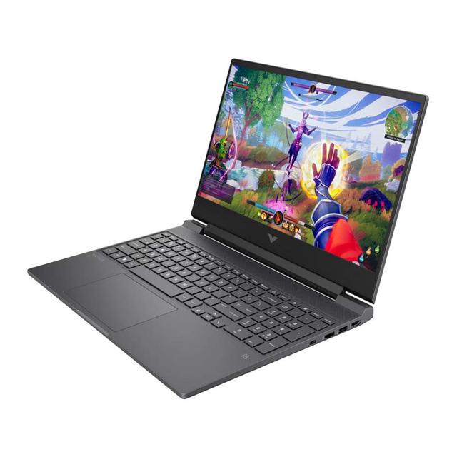 NOTEBOOK HP VICTUS 15-FB2666AX (SILVER) : AMD R5-8645HS,8GB,512GB SSD,RTX4050 6GB,15.6"FHD,WIN 11 HOME+OHS 2021 (BACKPACK)
