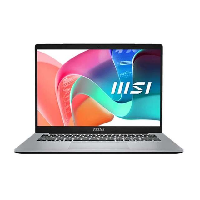 NOTEBOOK MSI MODERN (9S7-14S122-298) URBAN SILVER : INTEL CORE I3-1315U,8GB,512GB SSD,INTEL UHD,14"FHD (1920*1080),WIN 11 HOME+OHS