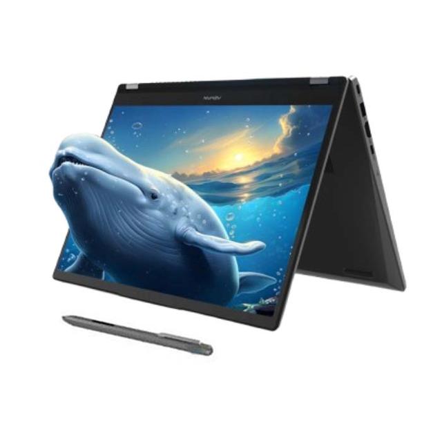 NOTEBOOK ADVAN 360 STYLUS PRO (GREY) : AMD RYZEN 5-7430U,8 GB DDR4,512GB SSD,14" FHD TOUCHSCREEN,WINDOWS 11 (STYLUS PEN)(NO TAS)