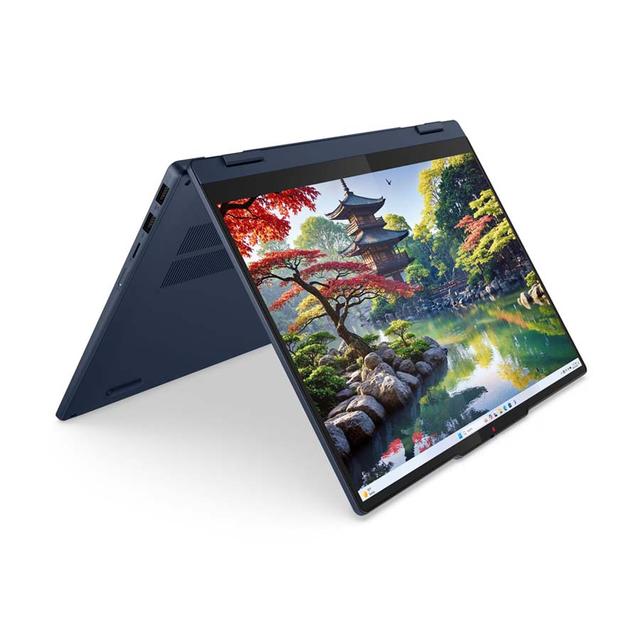 NOTEBOOK LENOVO IP 5 2 IN 1- 14IAL10 (83KR0037ID) COSMIC BLUE : INTEL CORE ULTRA 5-225U,16GB LPDDR5X-8000,512GB SSD M.2 2242 PCIE,INTEL GRAPHICS,14"WUXGA IPS 300NITS,WIN 11 HOME+OHS+M365 (BACKPACK-Q17225)