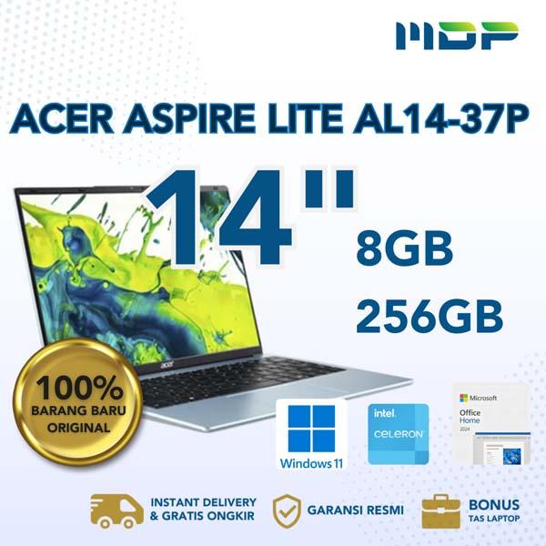 NOTEBOOK ACER ASPIRE LITE AL14-37P- C3B7 ( BLUE ) : INTEL N150 8GB DDR4 256SSD WUXGA 14" FHD W11 OHS24 COPILOT KEY + FREE M365BASIC 1Y  (BACKPACK)