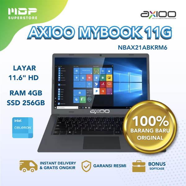 NOTEBOOK AXIOO MYBOOK 11G NBAX21ABKRM6 : INTEL N4020,RAM 4GB,256GB SSD,11.6" ,DOS,GREY (+SOFTCASE)
