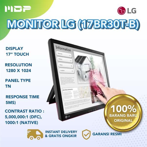 LCD MONITOR LG 17" 17BR30T-B TOUCH SCREEN