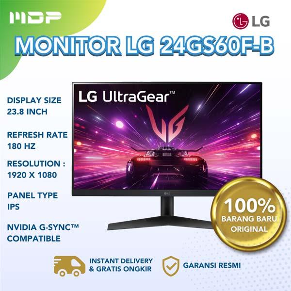 LCD MONITOR LG 24" 24GS60F-B