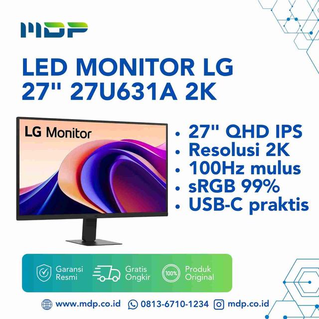 LCD MONITOR LG 27" 27U631A 2K