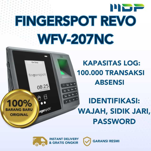 MESIN ABSENSI FINGERSPOT REVO WFV-208BNC