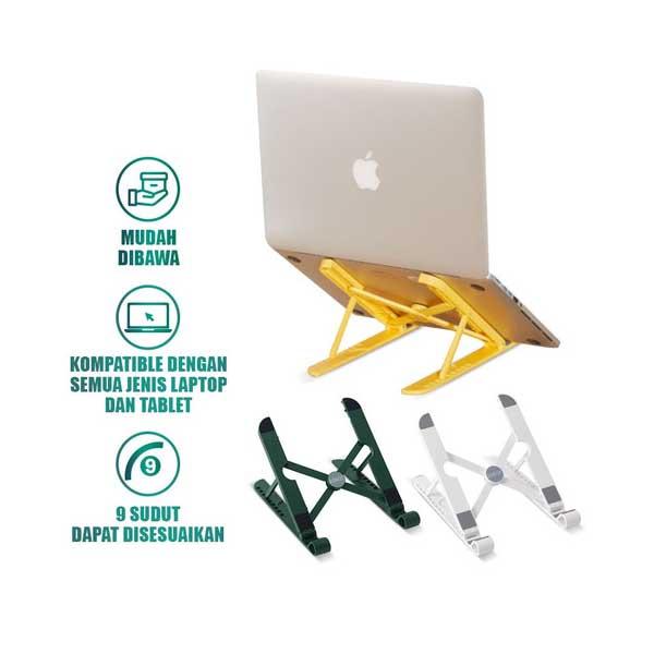 LAPTOP HOLDER ROBOT RT-LS03 (WHITE/YELLOW/GREEN)