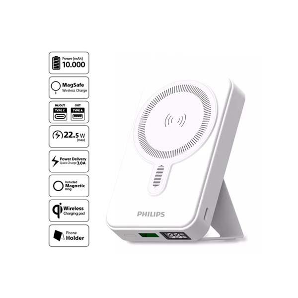 MAGSAVE POWER BANK 10.000MAH PHILIPS DLP9859NW/70 WHITE