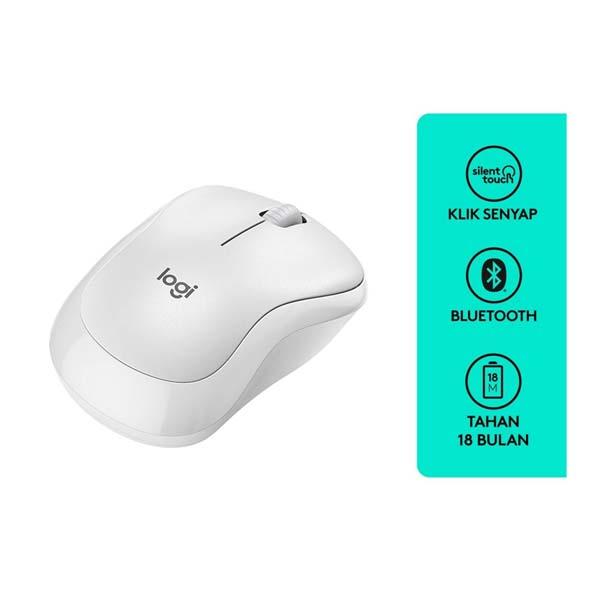 LOGITECH MOUSE M240 SILENT BLUETOOTH WHITE