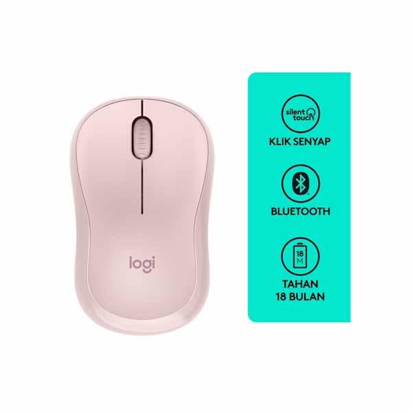 LOGITECH MOUSE M240 SILENT BLUETOOTH ROSE