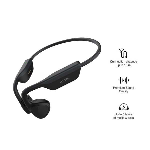 LOOPS BONE CONDUCTION EARPHONE X07 BLACK