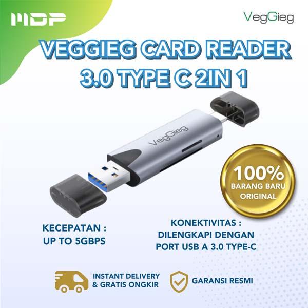 VEG GIEG USB 3.0 TYPE C 2 IN 1 + CARD READER TF/SD