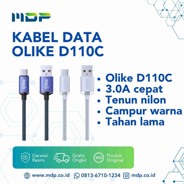 KABEL DATA OLIKE D110C (3.0A) MIX WARNA
