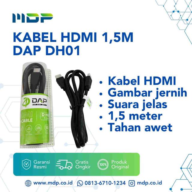KABEL HDMI 1,5M DAP DH01