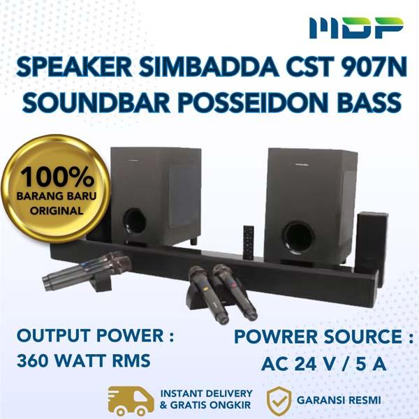 SPEAKER SIMBADDA CST 907N SOUNDBAR POSSEIDON BASS (INCL: POSEIDON BASS 4.2 CINEMATIC SOUNDBAR)