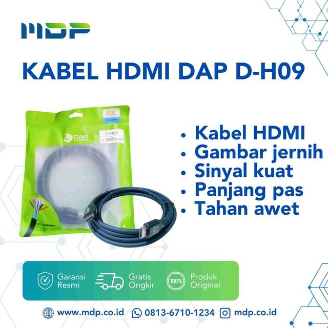 KABEL HDMI DAP D-H09