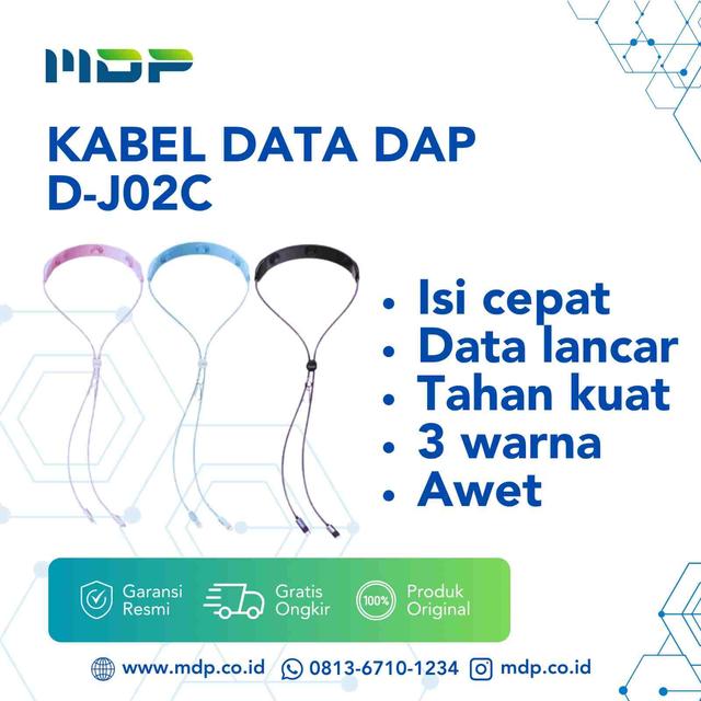 KABEL DATA DAP D-J02C (BLUE,PINK,GREY)