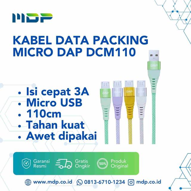 KABEL DATA PACKING MICRO 3A 110CM DAP DCM110