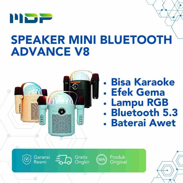 SPEAKER MINI BLUETOOTH ADVANCE V8