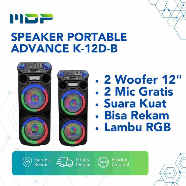 SPEAKER PORTABLE ADVANCE K-12D-B