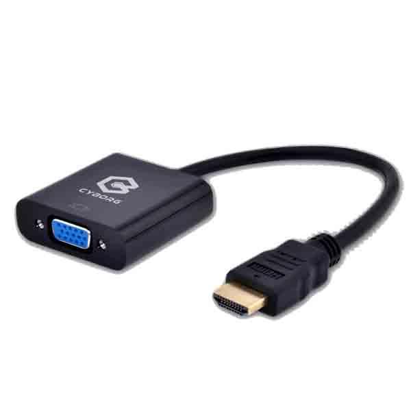 CONVERTER HDMI TO VGA CYBORG FULL HD 1080P (NON AUDIO)