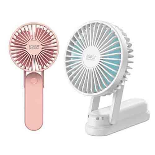 ROBOT USB MINI FAN RT-BF11 WHITE/PINK/GREEN/BLACK