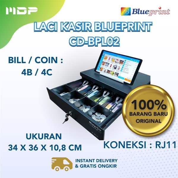 CASH DRAWER BLUEPRINT LITE KECIL (CD-BPL02)