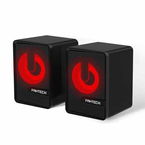 SPEAKER GAMING FANTECH GS203 RGB WHITE/BLK