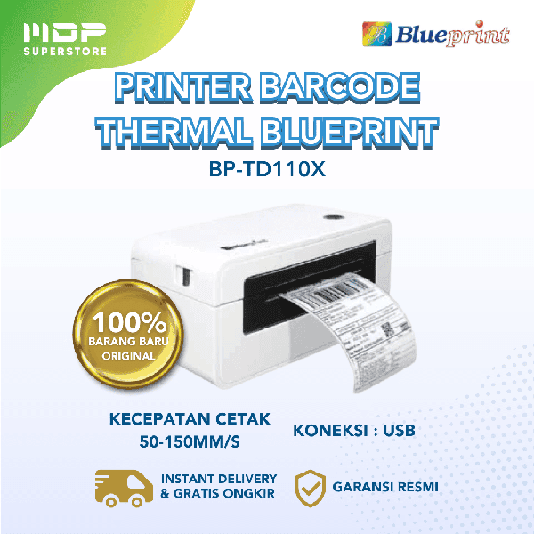 PRINTER BLUEPRINT BARCODE THERMAL  BP-TD110X