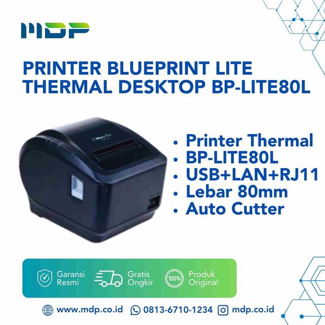 PRINTER BLUEPRINT LITE THERMAL DESKTOP BP-LITE80L (USB,LAN,RJ11)